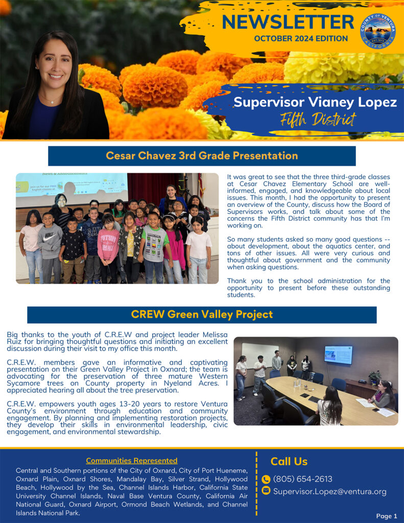 District 5 Newsletter October 2024